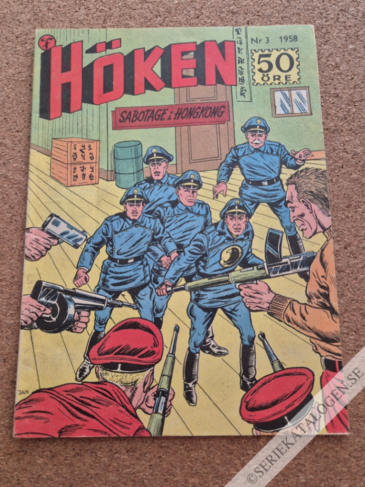Framsida på Höken #3 (1958)