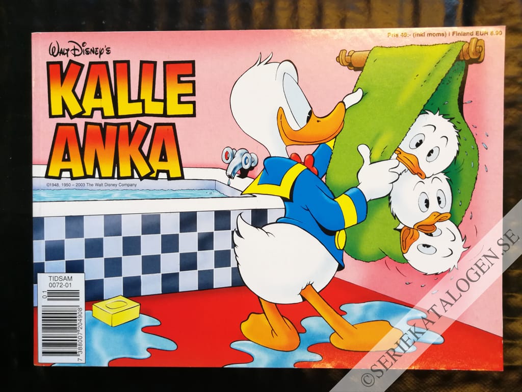 Framsida på Kalle Ankas julbok (2003)