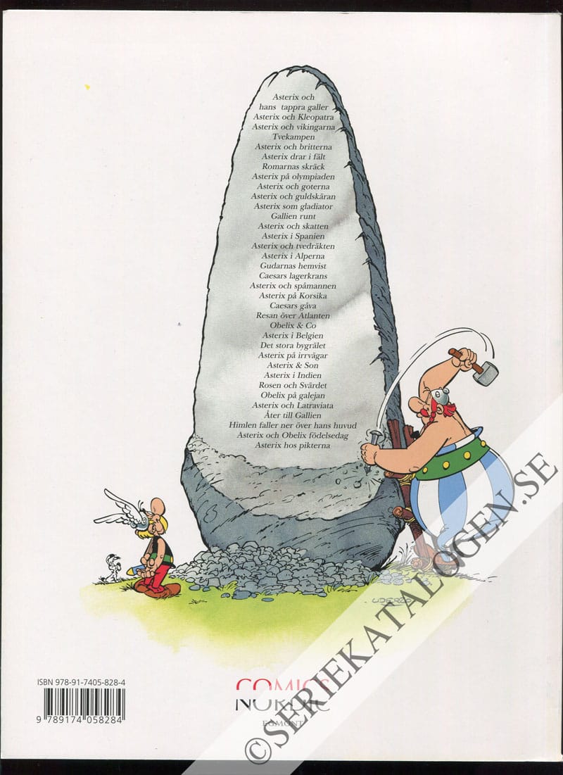 Baksida på Asterix hos pikterna (2013)