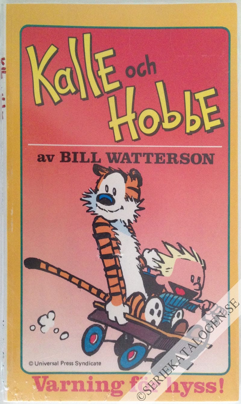 Framsida på Kalle och Hobbe Varning för hyss! (1990)