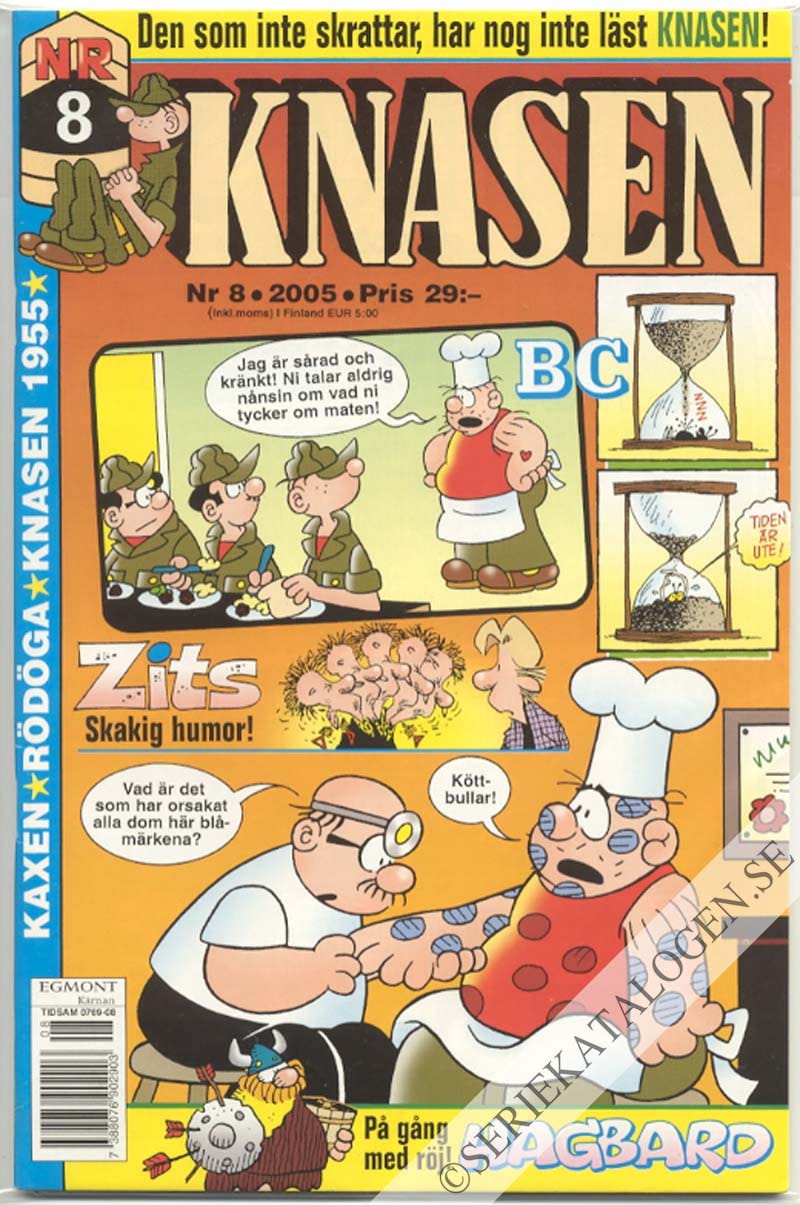 Framsida på Knasen #8 (2005)