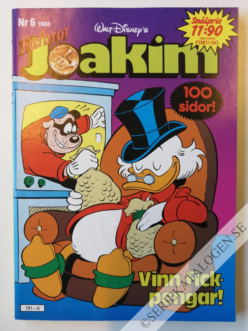Framsida på Joakim #6 (1988)
