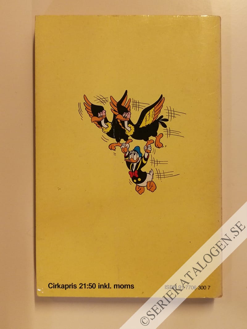 Baksida på Fantastiske Kalle Anka (1985)