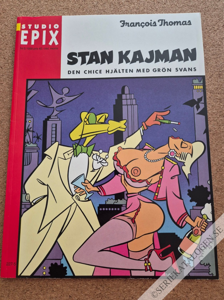 Framsida på Studio Epix #12 - Stan Kajman (1988)