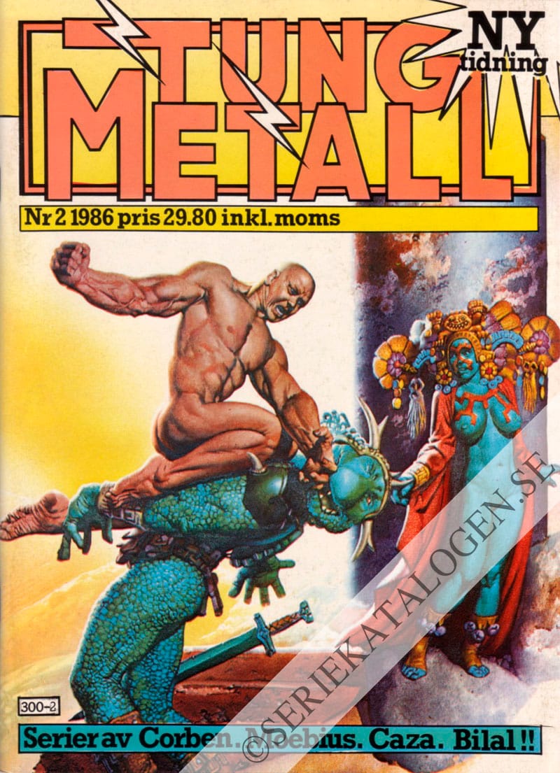 Framsida på Tung metall #2 (1986)