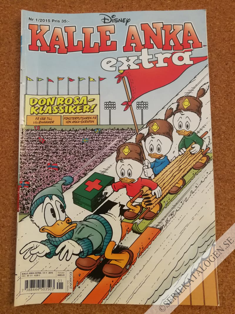 Framsida på Kalle Anka Extra #1 (2015)