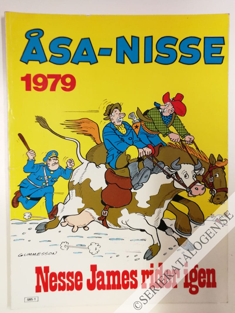 Framsida på Åsa-Nisse Nesse James rider igen (1978)