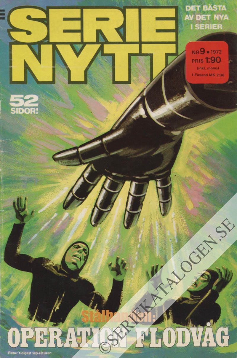 Framsida på Serie-Nytt #9 (1972)