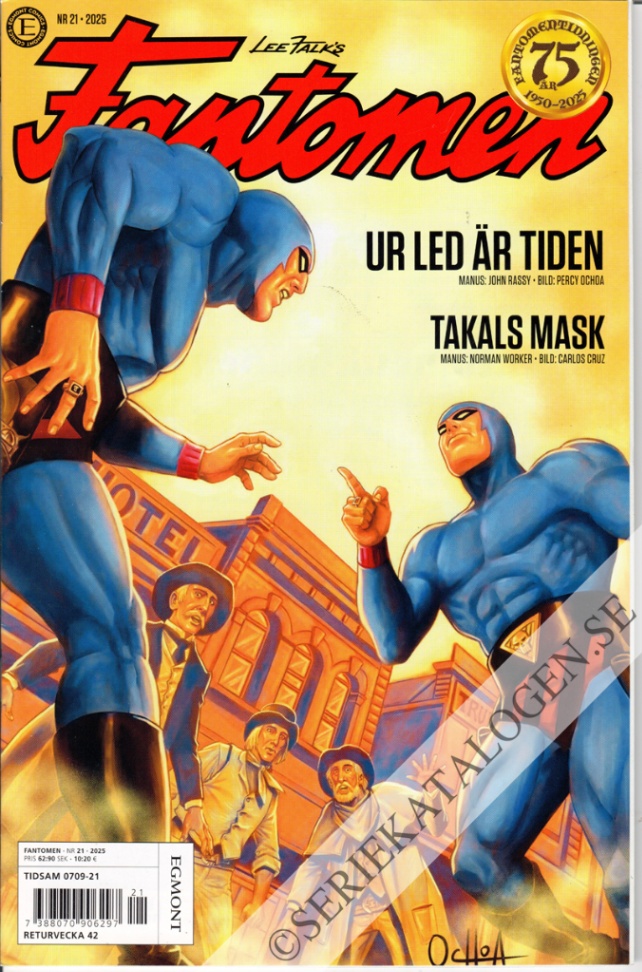 Framsida på Fantomen #21 (2025)