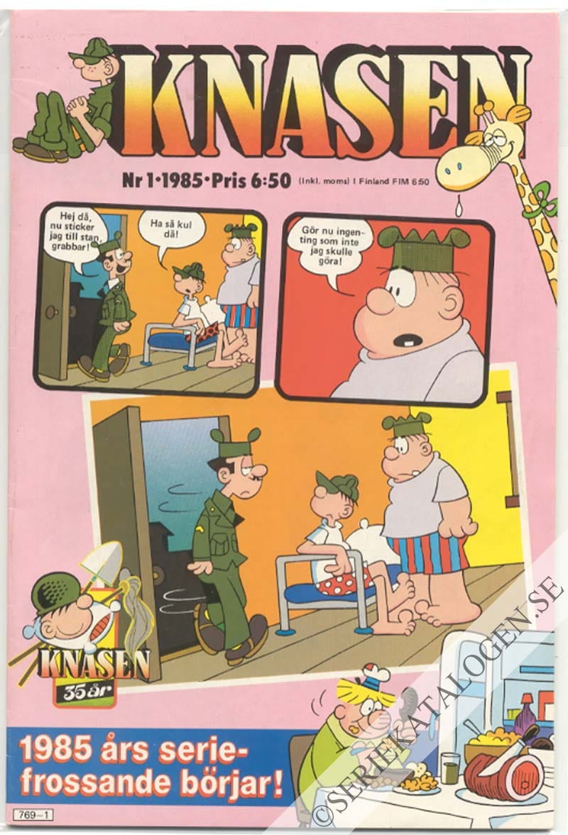 Framsida på Knasen #1 (1985)