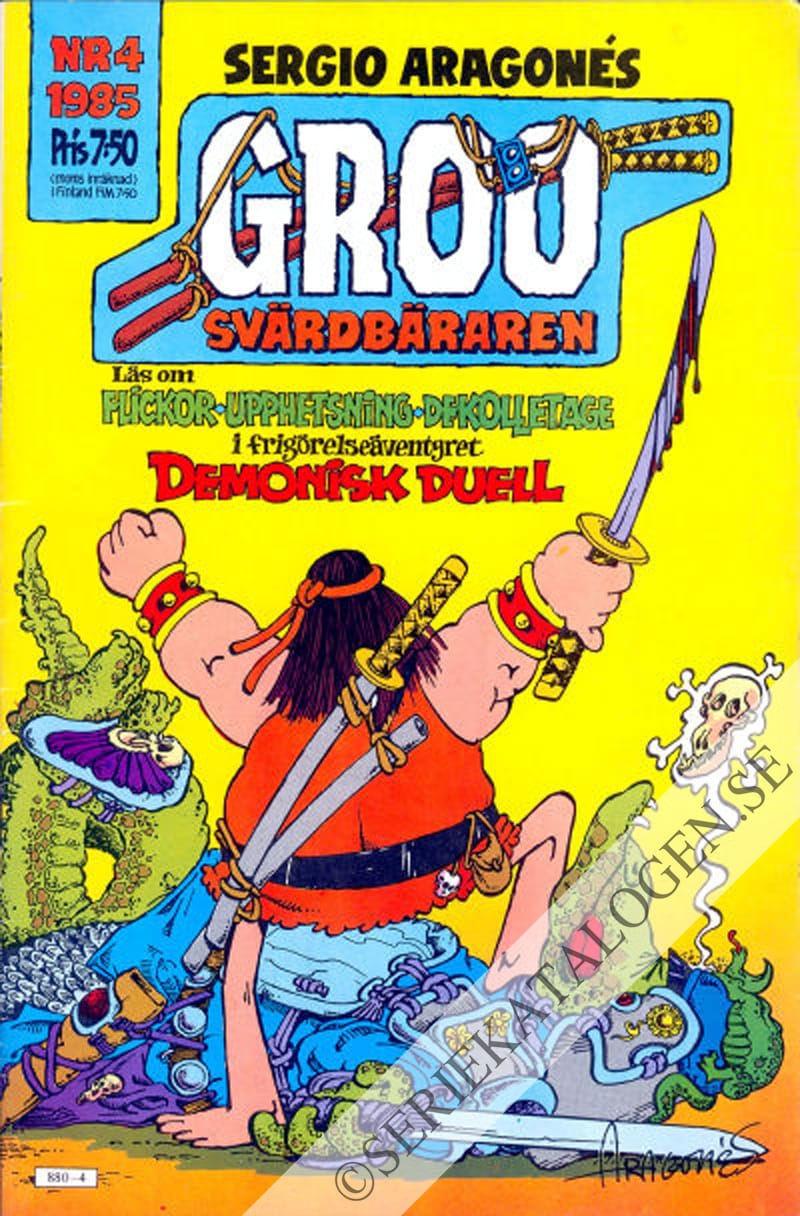 Framsida på Groo - svärdbäraren #4 (1985)