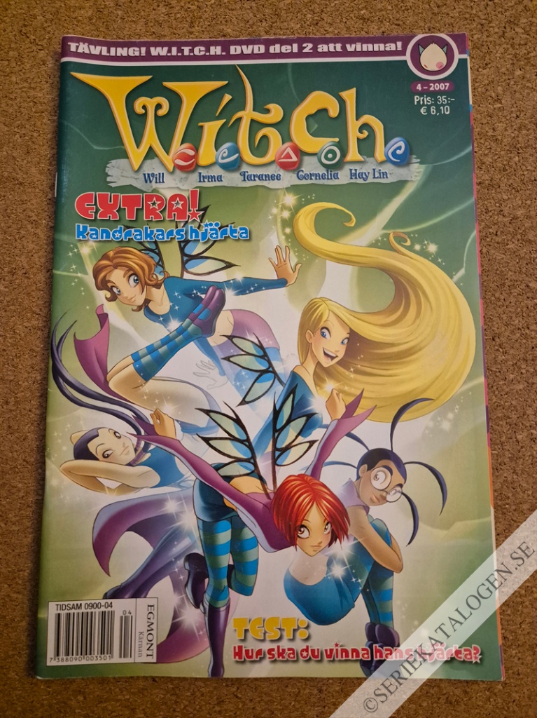 Framsida på W.i.t.c.h. #4 (2007)