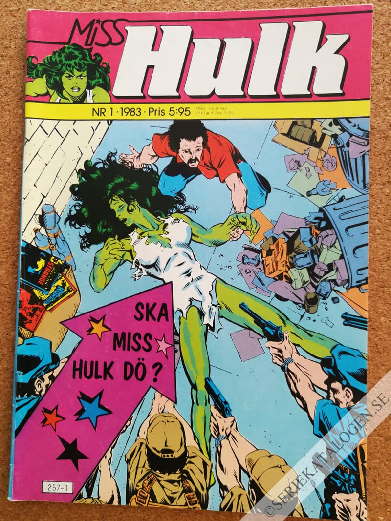 Framsida på Miss Hulk #1 (1983)