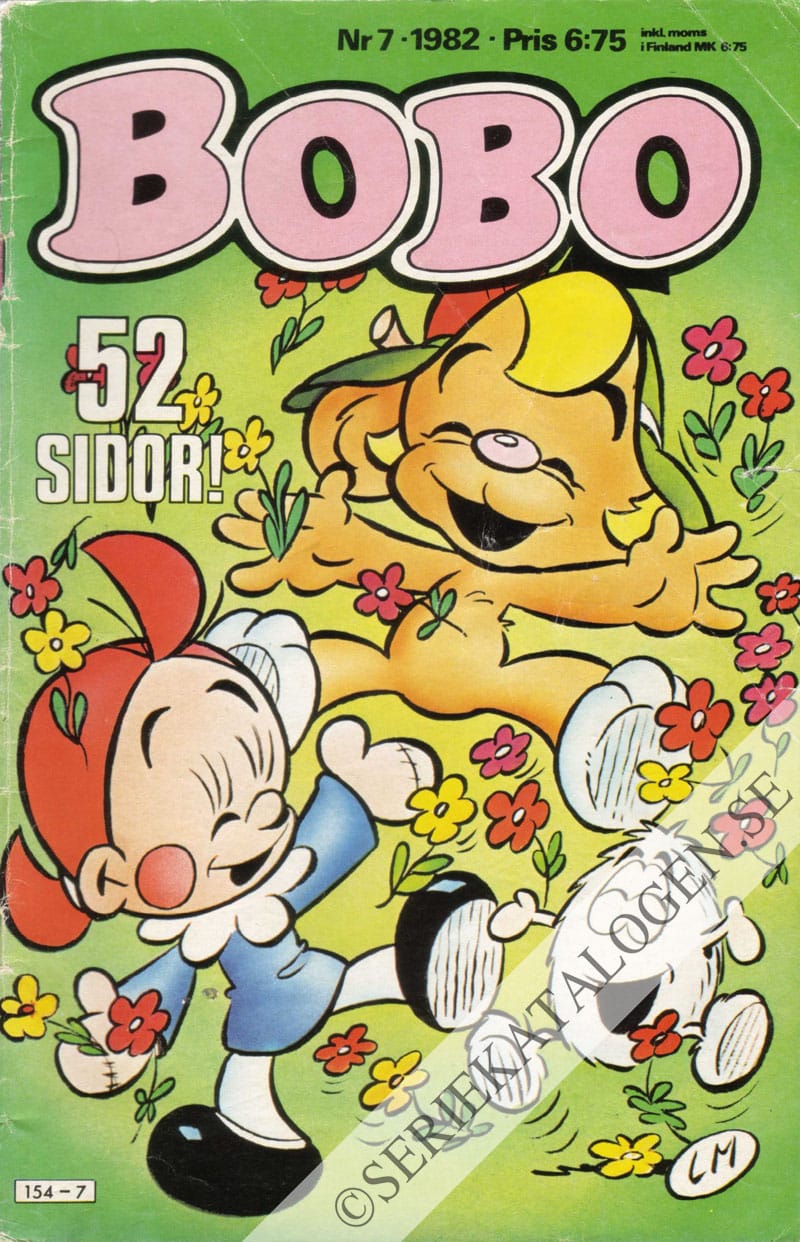 Framsida på Bobo #7 (1982)