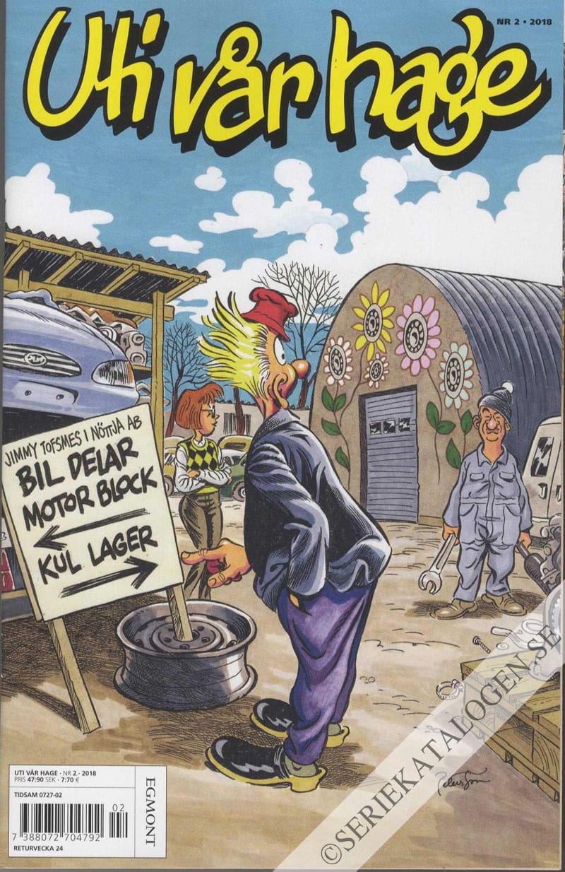 Framsida på Uti vår hage #2 (2018)