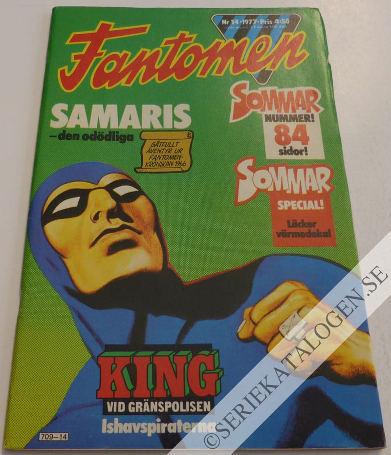 Framsida på Fantomen #14 (1977)