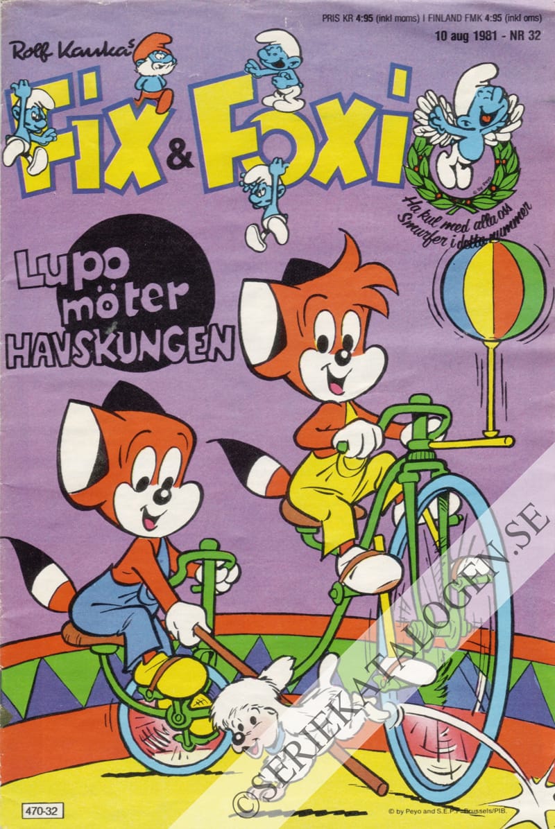 Framsida på Fix och Foxi #32 (1981)