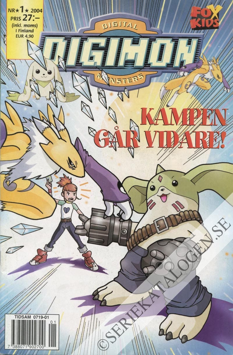 Framsida på Digimon - digital monsters #1 (2004)