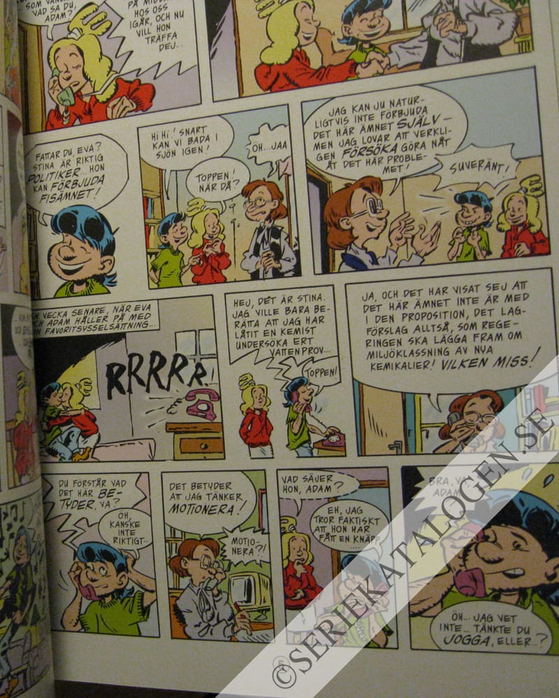 Exempel på Eva & Adam och den stinkande sjöns gåta (2006)