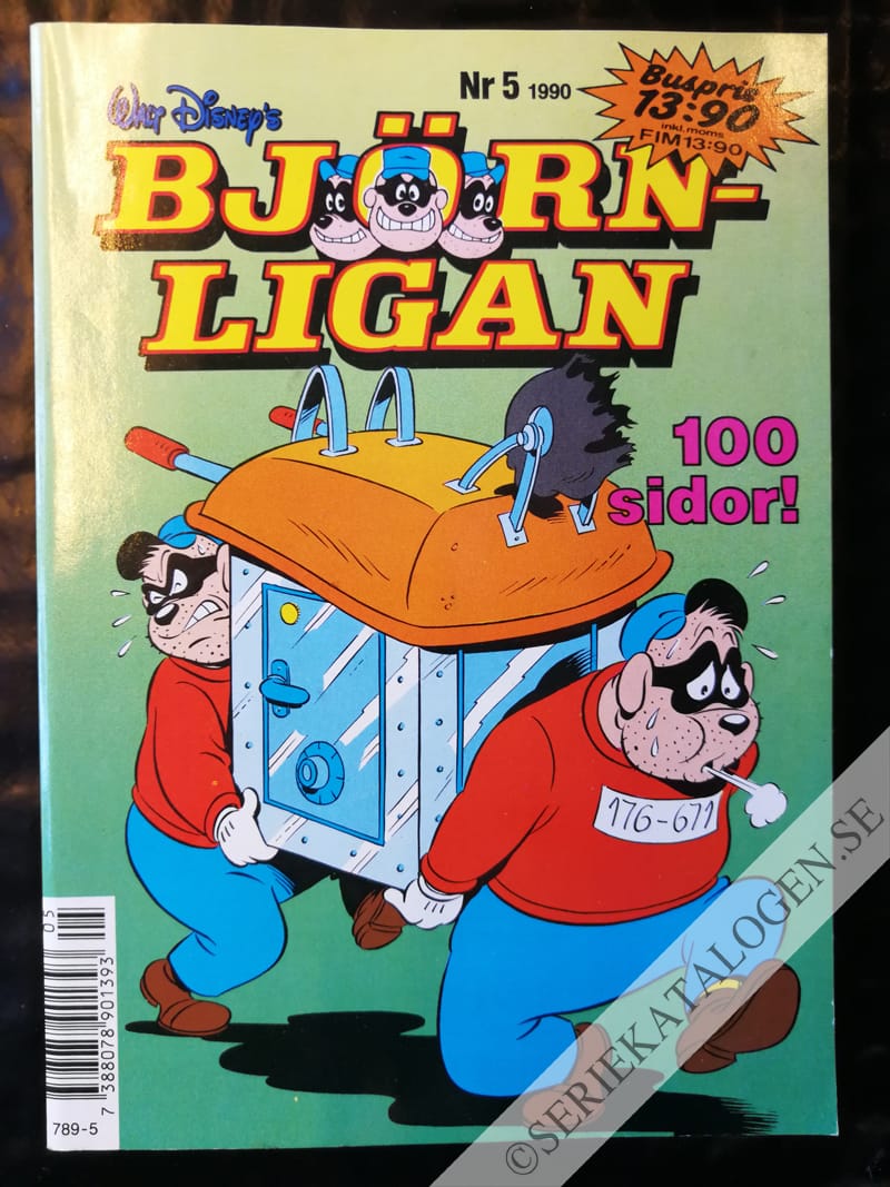 Framsida på Björnligan #5 (1990)