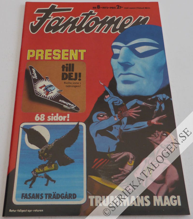 Framsida på Fantomen #8 (1973)