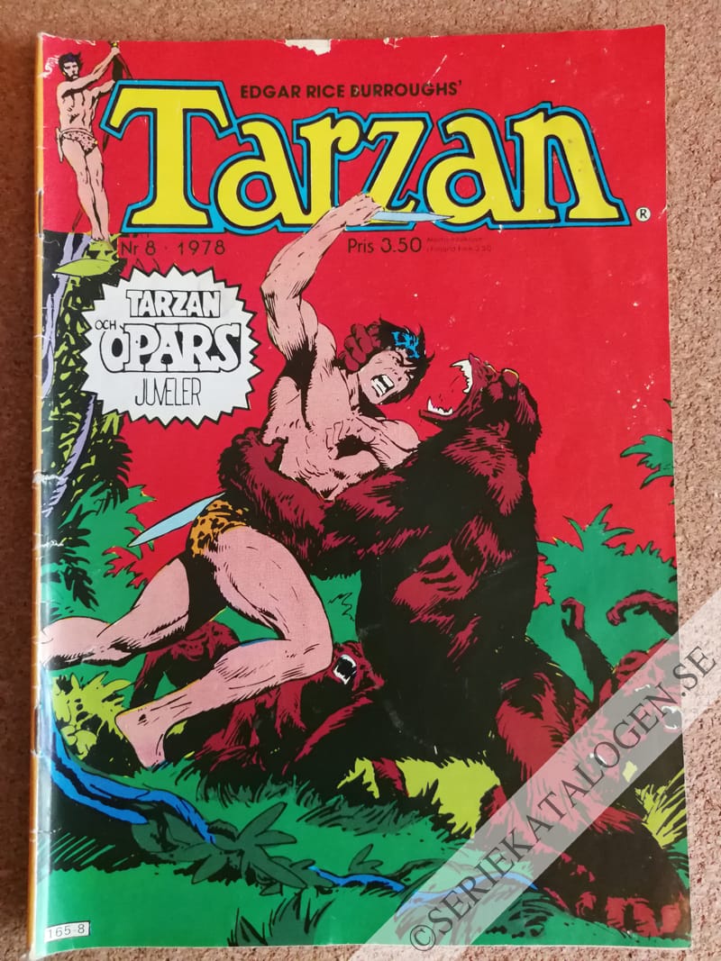 Framsida på Tarzan #8 (1978)