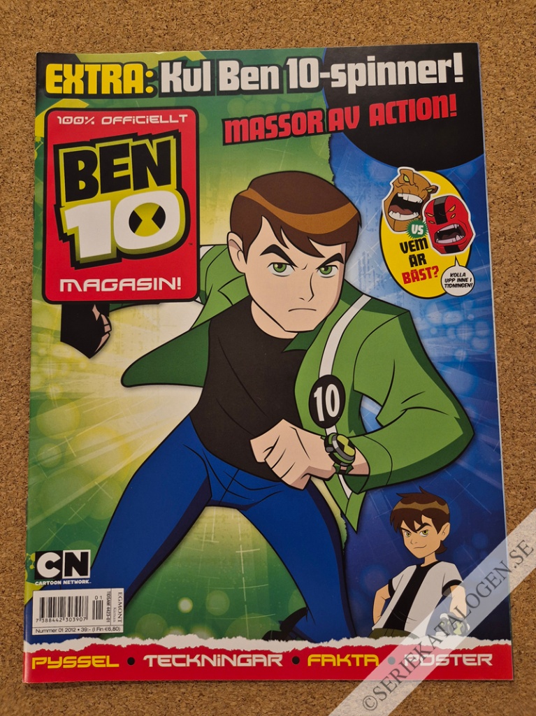 Framsida på Ben 10 magasin! #1 (2012)