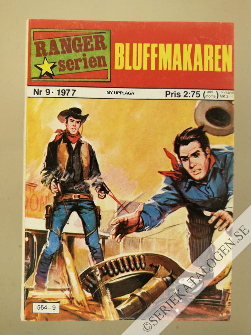 Framsida på Rangerserien Bluffmakaren (1977)