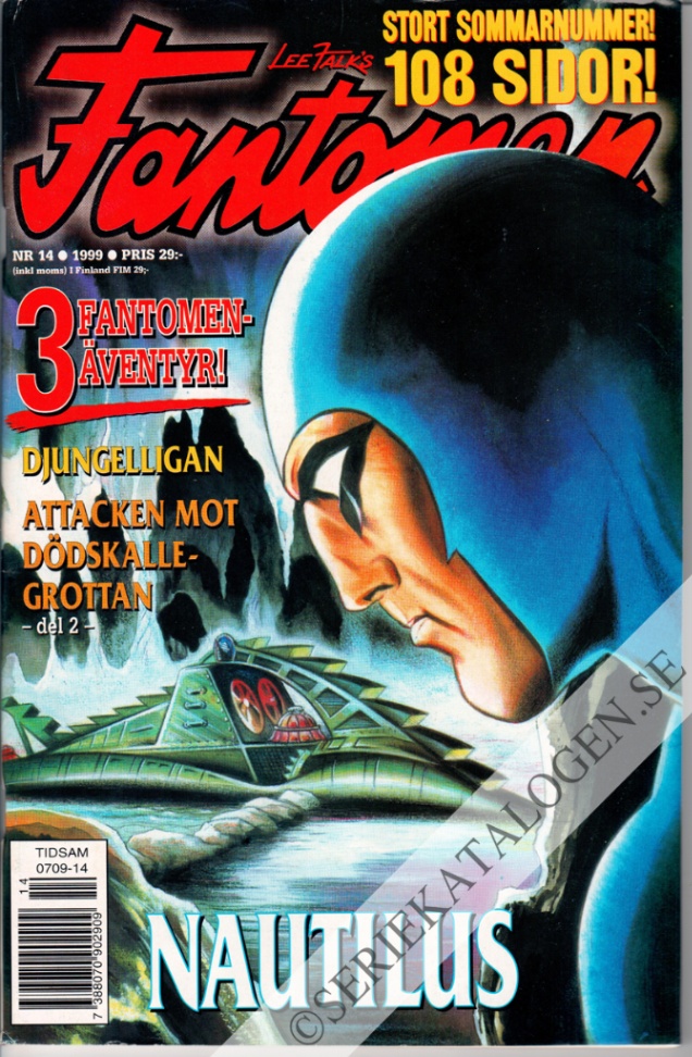 Framsida på Fantomen #14 (1999)
