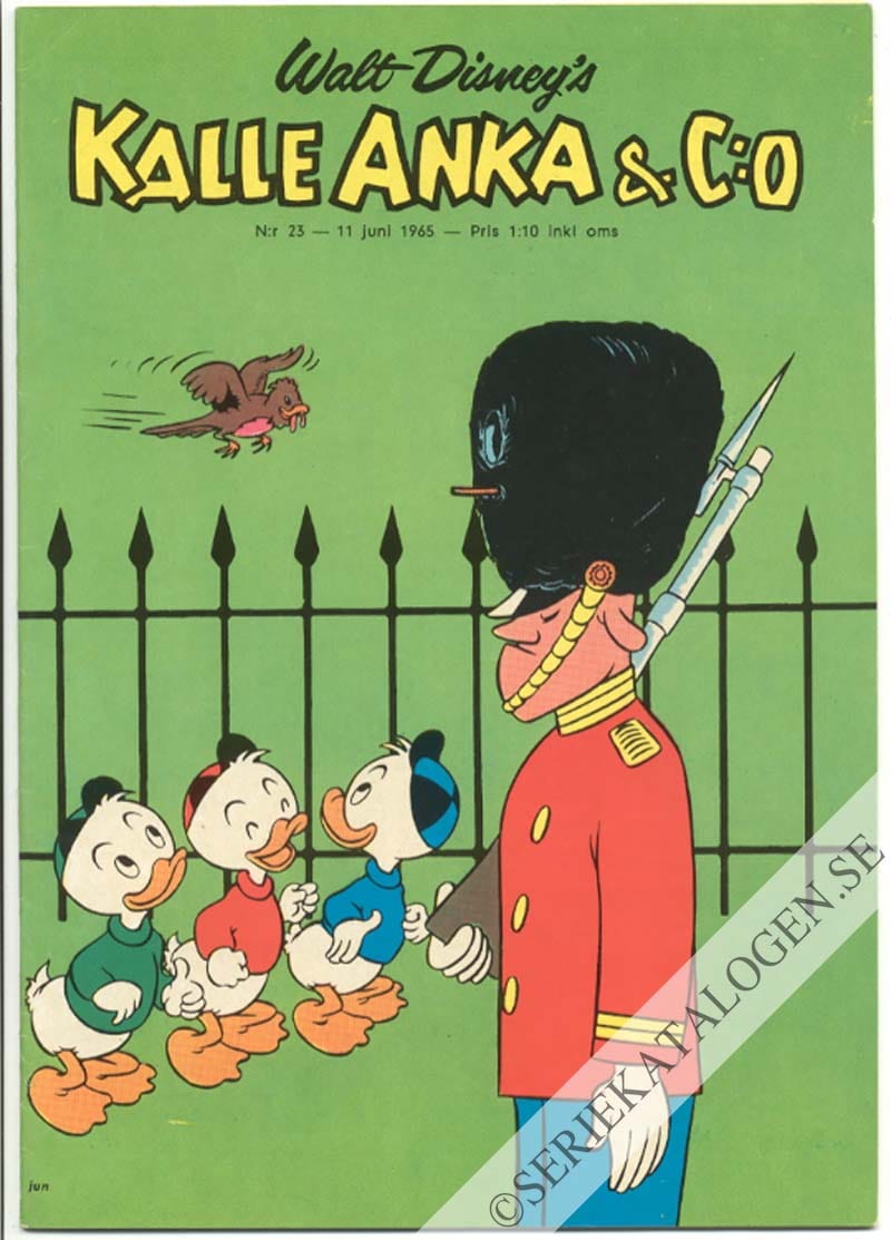 Framsida på Kalle Anka & C:o #23 (1965)