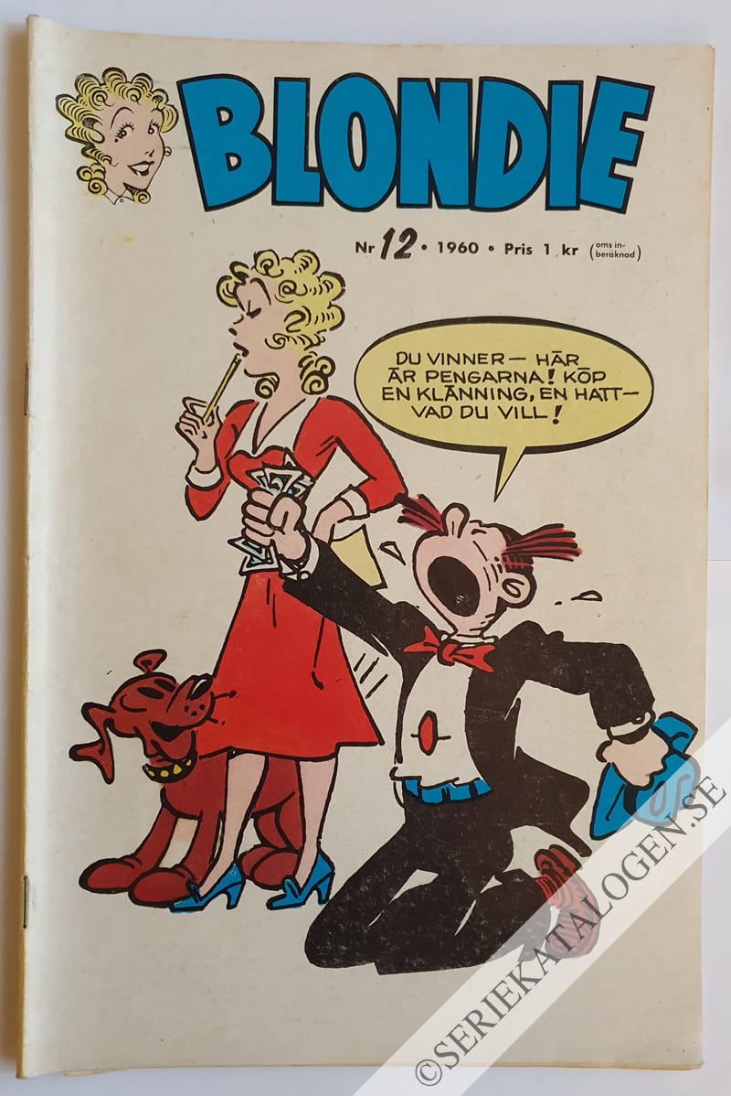 Framsida på Blondie #12 (1960)