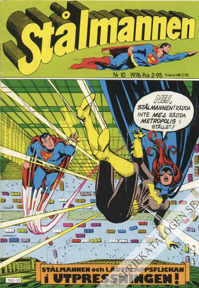 Framsida på Stålmannen #10 (1976)
