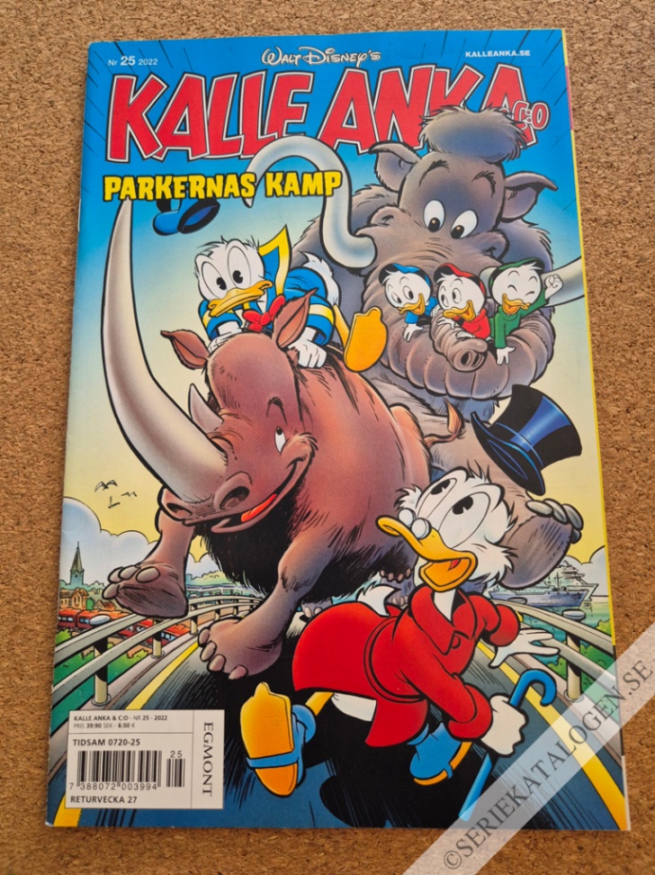Framsida på Kalle Anka & C:o #25 (2022)