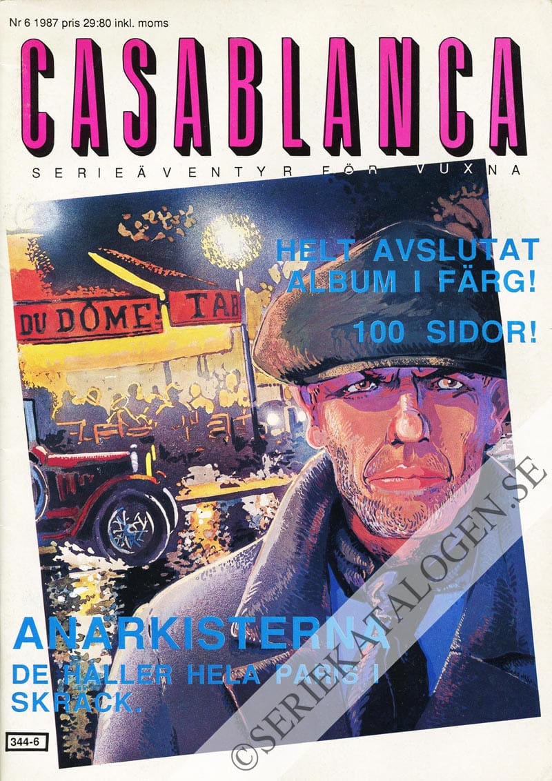 Framsida på Casablanca #6 (1987)