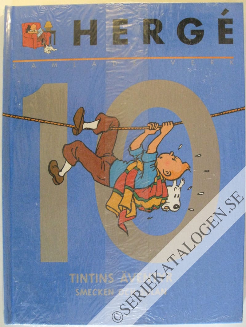Framsida på Hergé - samlade verk #10 (1999)
