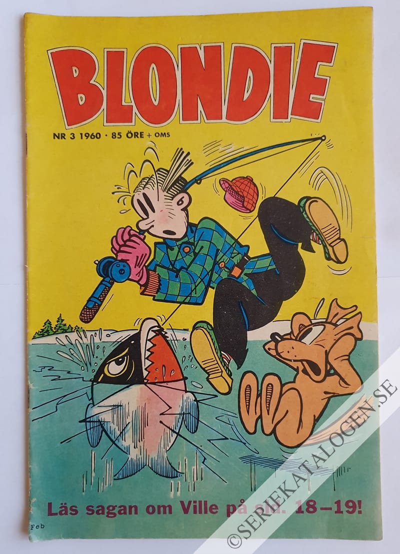 Framsida på Blondie #3 (1960)