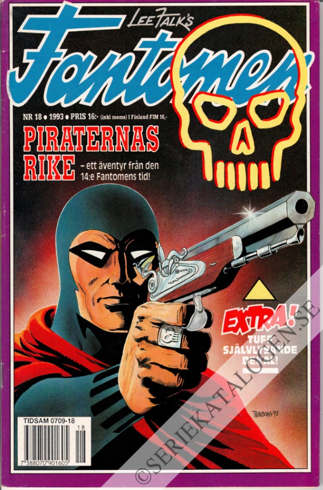 Framsida på Fantomen #18 (1993)
