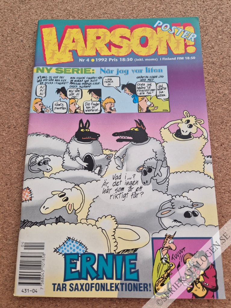 Framsida på Larson! #4 (1992)