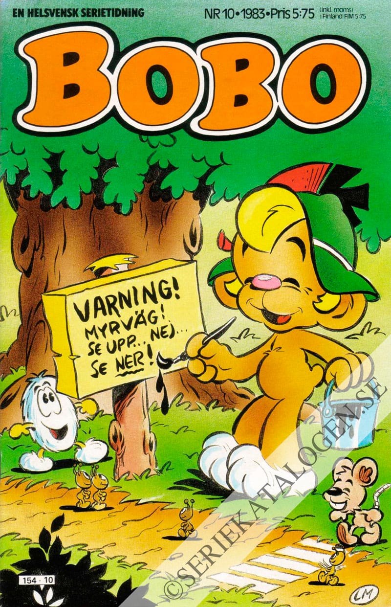 Framsida på Bobo #10 (1983)