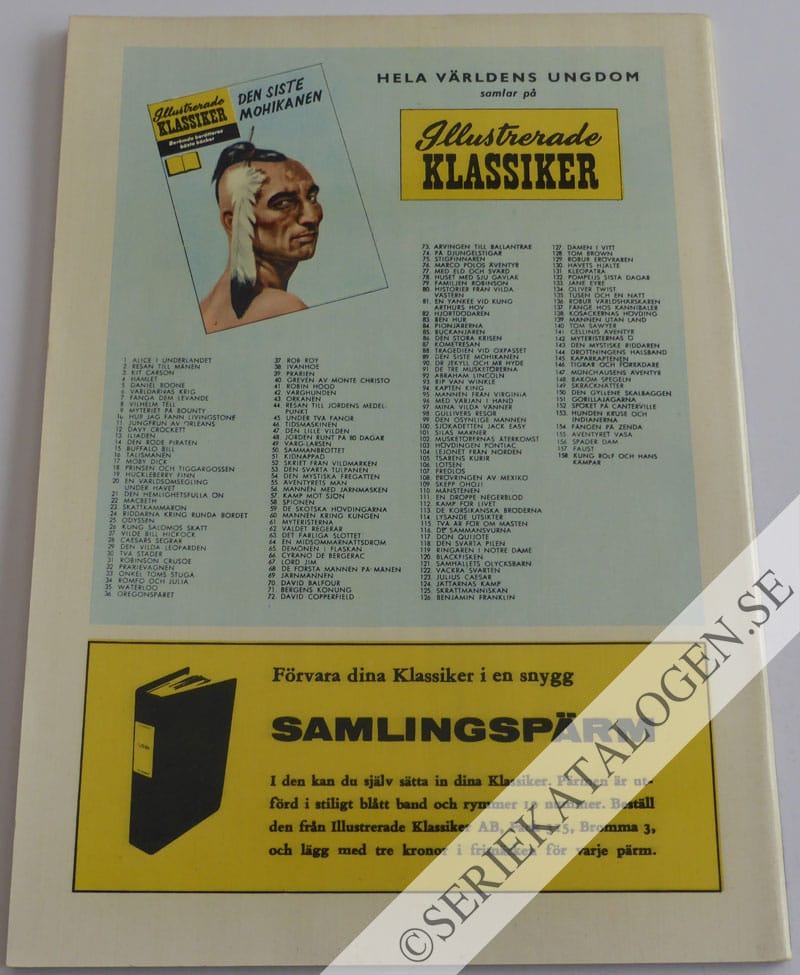 Baksida på Mannen från Virginia (1963)