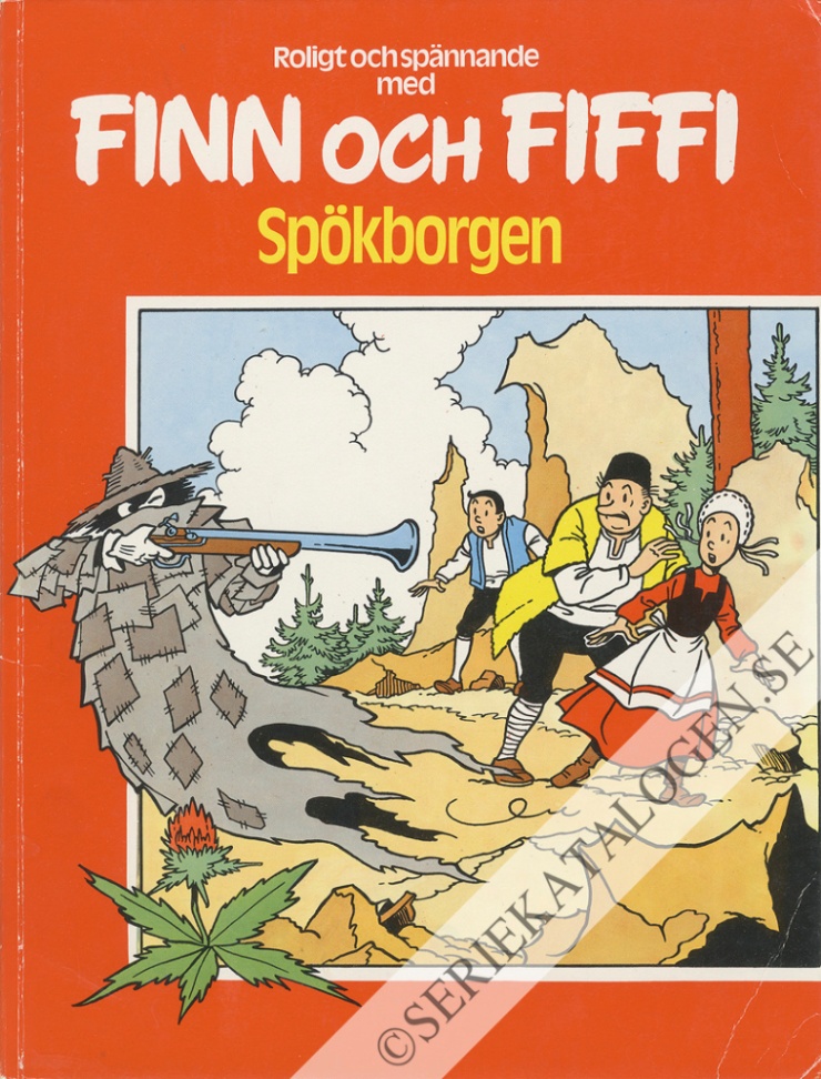 Framsida på Finn och Fiffi #24 - Spökborgen (1979)