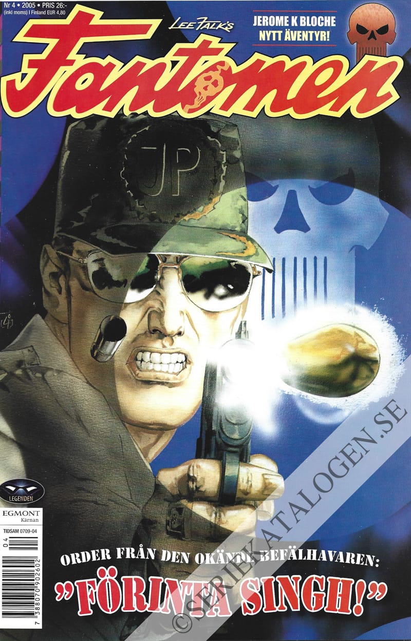Framsida på Fantomen #4 (2005)