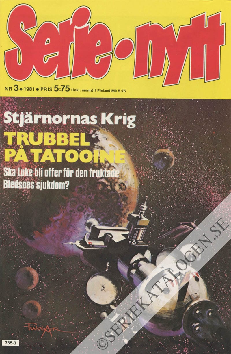 Framsida på Serie-Nytt #3 (1981)