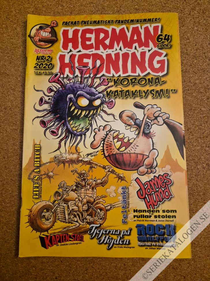 Framsida på Herman Hedning #2 (2020)