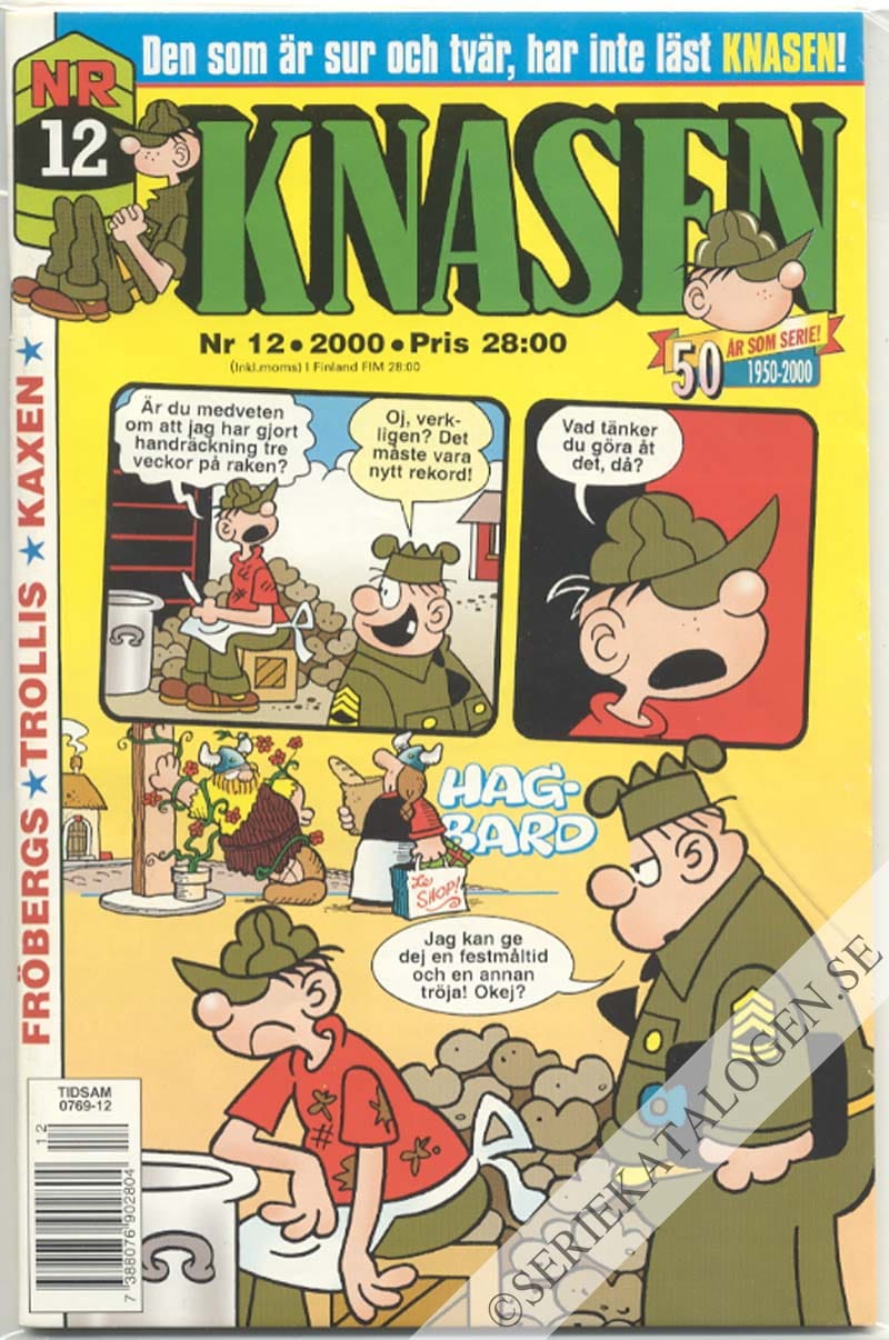 Framsida på Knasen #12 (2000)