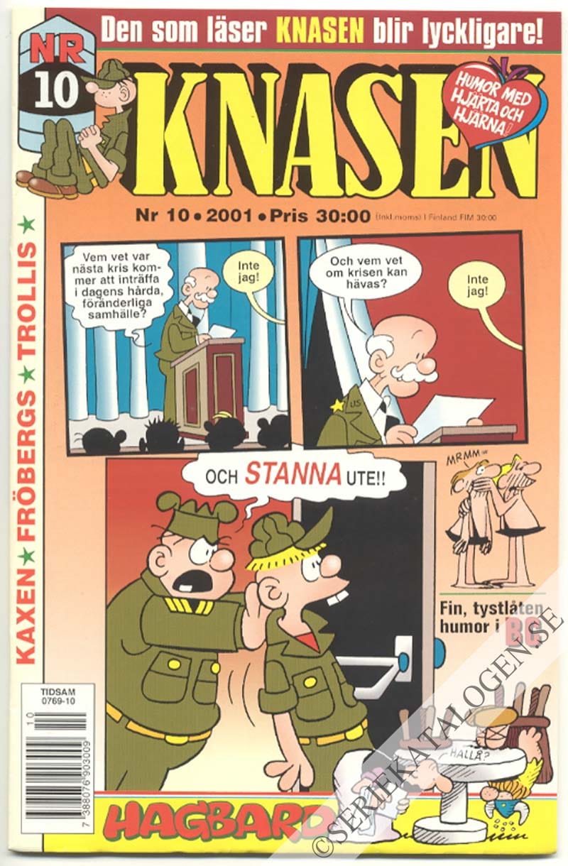 Framsida på Knasen #10 (2001)