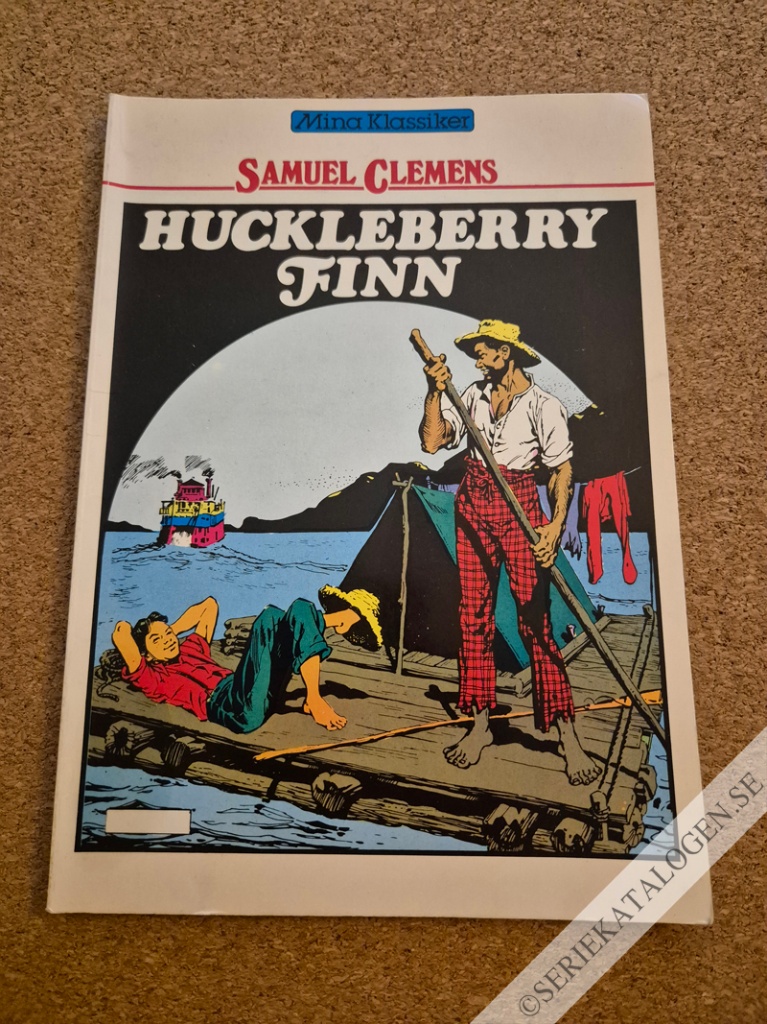 Framsida på Mina klassiker Huckleberry Finn (1979)