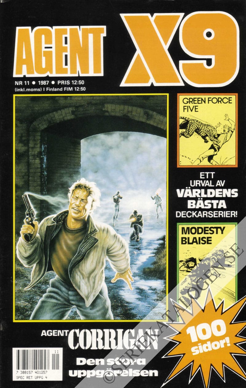 Framsida på Agent X9 #11 (1987)