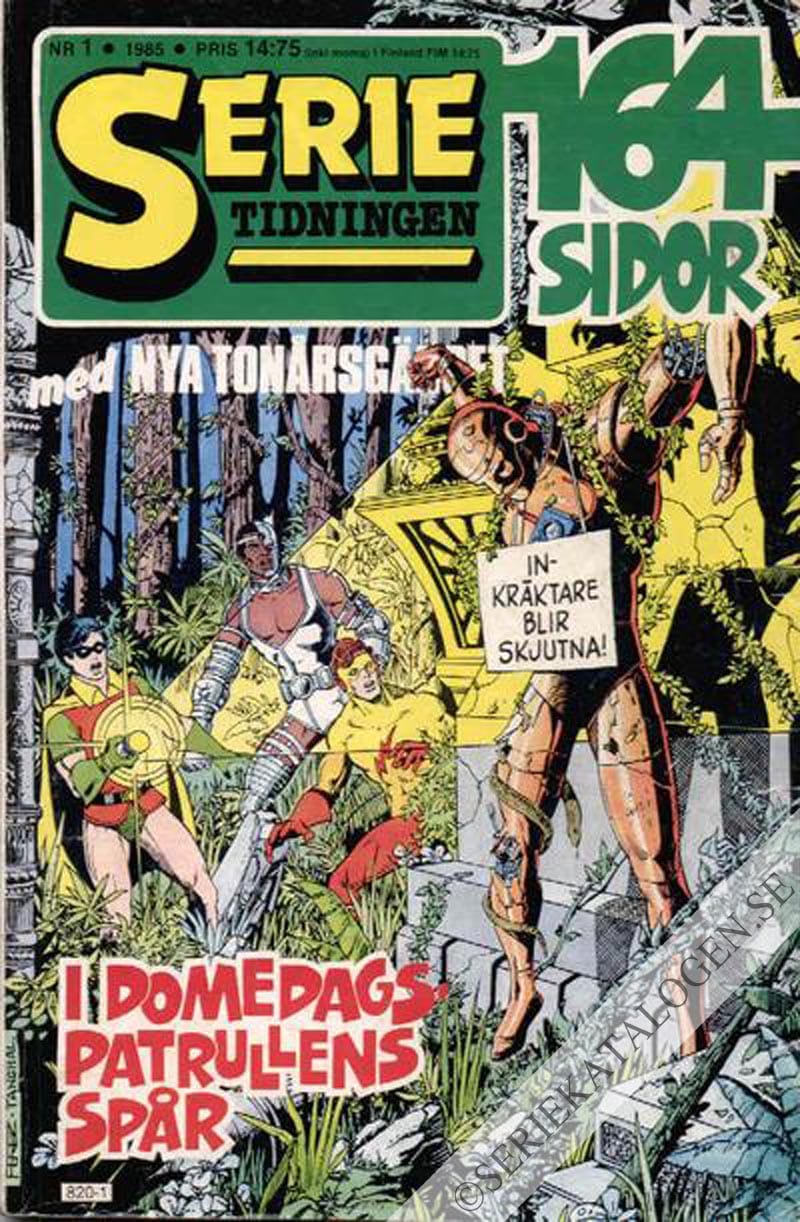 Framsida på Serietidningen #1 (1985)