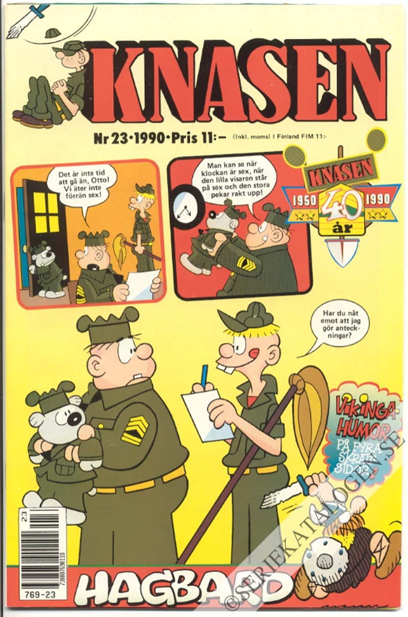 Framsida på Knasen #23 (1990)